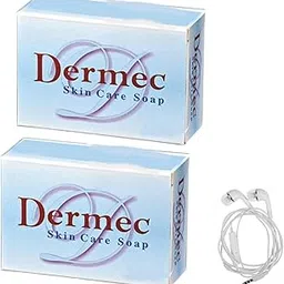 DERMEC SOAP SKIN CARE MAN WOMAN SOAP FREE EAR PHONE PACK OF 2-picture-19
