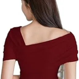 v veshh veshh Casual Solid Women Maroon Top ()_PT_1819-picture-13