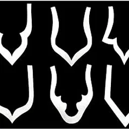 40 pic Neck Design Tailoring Buckram Canvas New Pattern Pack of 40 (whitest Gerry)-picture-49