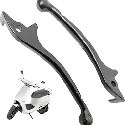 OZANGO CNC Aluminum Handlebar Brake Clutch Lever Hand Guard Chrome for Ola S1 and S1Pro-picture-45