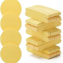 PRATHACOSMETIC, 24Pcs Reusable, Makeup Remover Pads, Face Cleansing Pads, Cosmetic Spa Sponges for Removing Dead Skin, Facial Cleansing, Gentle Makeup Removal-picture-49