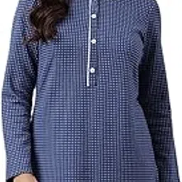 aurelia Blue Yarn-Dyed Winter Kurta-picture-38