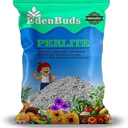 EdenBuds Perlite, Organic Soil Additive for Plants, pH Neutral, Sterilised Lightweight Growing Media for Seed Starting, Drainage and Aeration (1kg)-picture-16