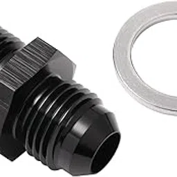 Podavelle 8AN Male Flare to 5/8-20 Male Carb Carburetor Fuel Inlet Fitting Adapter Aluminum Black-image-11