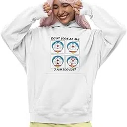 broke memers I am Lost Doraemon Trending Printed Hoodie for Women and Men-picture-41