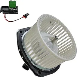 TRQ A/C Heater Blower Motor w/Fan Cage & Resistor Kit Compatible with Buick Chevy Olds Pontiac-picture-16