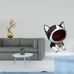 Modern Resin Horse Cat Statue Art Craft Ornament Collectible Decorative Figurine for Centerpiece Shelf Table Bedroom Desk Living Room Office Entrance Key Bowl Candy Bowl-picture-10