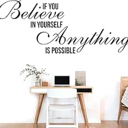 StickMe 'Anything is Possible - Office - Inspirational - Motivational - Quotes - Wall Sticker' -SM773 (Multi Colour, Vinyl - 100cm X 40 cm), Self-Adhesive-picture-12