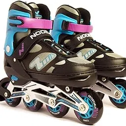 NODENS Adjustable Inline Roller Skates-Pack of 1 Pair (Large (38-41), Supreme)-picture-14