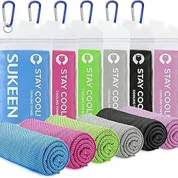 Sukeen Cooling Towel (40"x12"), Ice Towel Sets,Soft Breathable Chilly Towel,Microfiber Towel for Yoga,Sport,Running,Gym,Workout,Camping,Fitness,Workout & More Activities-picture-12