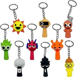 carthome 9 Pcs Sprunki Toys, Cute Sprunki Plush Keychain Interesting Mystery Box Sprunki Mystery Box Sprunky Toy for All Age Daily Play and Festive Occasions image 1