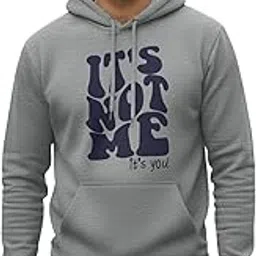 mack jonney Men Regular Fit Fleece ||Melange||Hoodie Printed||Sweatshirt-JM3809-picture-22