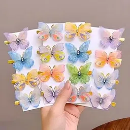 Beauty Products Hair Clip | 3D Cloth Butterfly Hair Clip for Women & Girls | Stylish & Lightweight Hair Accessory for Party, Casual & Daily Use-picture-32