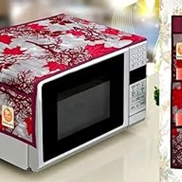 KANUSHI Industries® Wall Hanging Magazine/Organiser, Letter Holder, Pocket Organiser +1Pc Microwave/Oven Top Cover with 4 Utility Pockets (MGZ+Micro-Maroon-SHUB)-picture-22