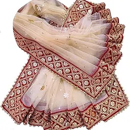 navti creations Women's Embroidered Net Dupatta-picture-34