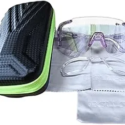 Cycling Glasses Photochromic Sunglasses for Climbing Outdoor Activity Skiing Purple | 1 Photochromic Glasses 1 Eva Eyeglasses Case 1 Myopia Frame 1 Glasses Bag 1 Glasses Cloth 1 Colored Box-picture-24