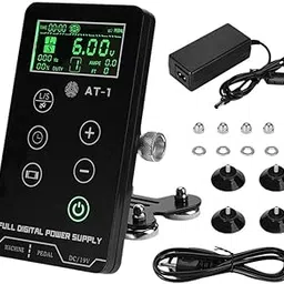 ATORSE® Mini Tattoo Power Supply Tattoo Power Machine Clip Cord Tattoo Accessories-picture-27