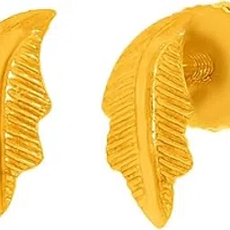 whp jewellers Women Yellow Gold Earrings For Girls &, 22K (916) Bis Hallmark Pure Gold, Jewellery, Fashion Accessories, Anniversary Gift For Wife, Cluster-B7-picture-11