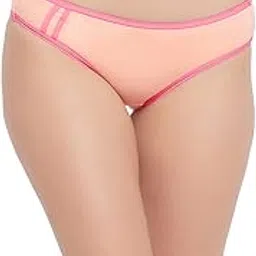 clovia Women's Cotton Low Waist Bikini Panty in Orange-picture-47