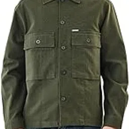 snitch Men Casual Jacket | Oversized Fit Full Sleeve Lapel Collar Solid Design | 100% Cotton & Woven Texture With Dual Flap Pockets For Everyday Wear-picture-35