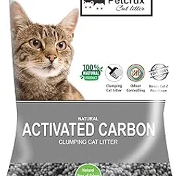 PetCrux Scoopable Natural Activated Carbon Clumping Cat Litter | Superior Odour Control, Dust Free | Best Natural Charcoal Litter Dust Free Scoopable (for Multiple Cats), 5Kg-picture-18