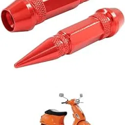 LOVMOTO Universal 2PC Spiked Aluminum Stem Valve Caps Dustproof Tire Wheel Stem Caps for Cars,SUVs,Trucks Bicycles and Motorcycles Comfortable with VES-pa sx-l-image-32