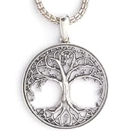 marutas Tree of Life Pendant | 925 Sterling Silver Jewelry | Oxidised Handmade Spiritual Necklace | Symbol of Strength, Growth & Harmony | Ideal Gift image 1