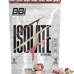 BBI Isolate Protein Powder 1kg (Neapolitan Ice Cream) | 24g Protein, 5.6g BCAA per Serving | 35 Servings | Fast Absorbing, Muscle Support & Recovery, Workout Supplement for Men & Women | Primary Source Whey Isolate-picture-15