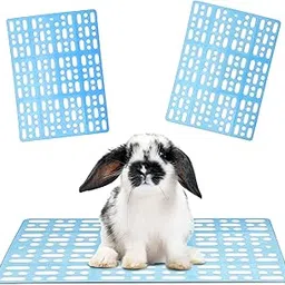 Western Era Blue Rabbit Floor Mat for Cage – Cage Mating for Rabbits, Guinea Pigs, Small Pets, Comfortable Flooring for Pet's Feet, Protects Cage Base, Provides Soft Surface for Resting (2 Piece)-picture-32