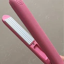 JGJ® Portable Mini Electronic Hair Crimper For Women Ceramic Coated Plates(Colors May Vary)-picture-23