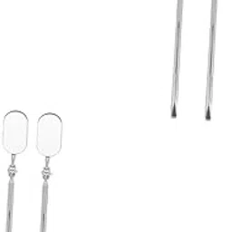 SOLUSTRE 4pcs Telescopic Inspection Mirror Auto Swivel Mirrors for Vehicle Maintenance for Tight Spaces Hard Reach Areas Rotation-picture-28