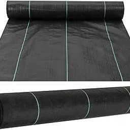 Singhal Premium Weed Mat for Agriculture and Gardening, 4 Feet Width - 20 Meters Length Weed Block Gardening Mat, Landscape Fabric, Durable Outdoor (1.20x20 Mtr)-image-8