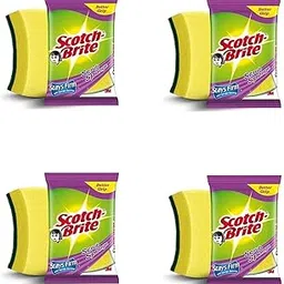 Scotch-Brite Stainless Steel Scotch Brite Scrub Sponge 2N-Pack of 4-picture-10