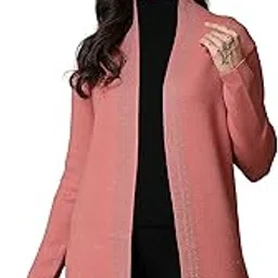 juelle Self Design Open Front Longline Shrug-picture-40