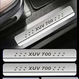 JM AUTO XUV 700 Sill Plate/Door Foot Step in Stainless Steel.(Set of 4 Pcs)-picture-19