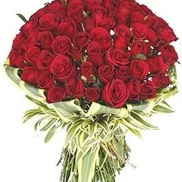 The FloralMart® Special Premium Love Bunch of 143 Red Roses Fresh Flowers with Seasonal Fillers and Leaves || TFM-image-32