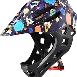 FABLOFT Kids Bike Helmet Adjustable Child Bicycle Helmet for Skateboarding Bicycling Universe-image-28