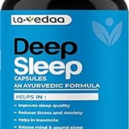 La Vedaa Deep Sleep Capsules | 60 Veg Caps | Ayurvedic Herbal Sleep Supplement for Men & Women | Non-Habit Forming-picture-26