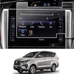 Armour Guards Unbreakable Nano Glass Car Infotainment Screen Protector Compatible with TOYOTA INNOVA CRYSTA 2.7 Vx Mt (Transparent)-image-96