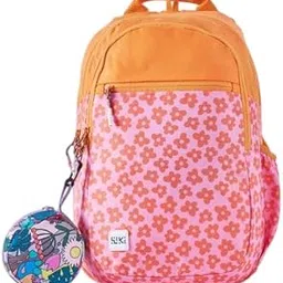 wiki Stylish Unisex Backpack | Girl 1 Durable & Lightweight backpack for Men & Women | Laptop Backpack for Office, Gym, Travel (21.5 Litre, Orange)-picture-55