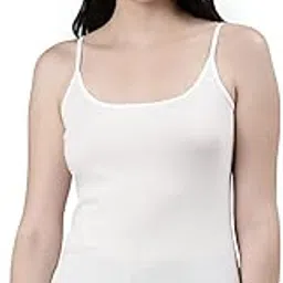 Womens Organic Combed Cotton Camisole, Soft and Smooth Stretch with Adjustable Straps, Regular Fit, Solid Tank Top, Inner Slips-image-21