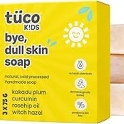 Tuco® Kids Dull Skin Soap | 0-15 yrs | (75 Gms Pack Of 4) | Detan Tan Removal | Paraben Free-picture-45