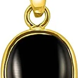kirti sales 11.25 Ratti 10.56 Carat Black Sulemani Hakik Gold Plated Pendant AAA+ Quality Natural Sulemani Hakik/Hakeek Loose Gemstone for Women's and Men's-picture-45
