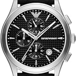 Emporio Armani Analog Black Dial Men's Leather Band Watch-AR11530-picture-39