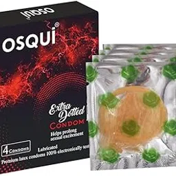 OSQUI Ultra Thin Long And Extra Dotted Condom For Men-image-34