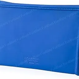 FunBlast Cosmetic Pouch for Women - Multipurpose Makeup Bag With Zipper Lock, Portable Travel Kit, Toiletry Case, Money Purse for Girls (Blue)-picture-36