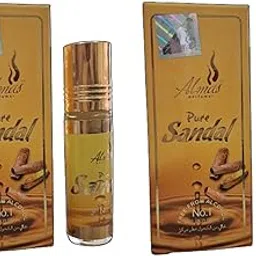 Almas Pure Sandal 6ml Roll on Attar - Free from Alcohol | Pack of 2-picture-19