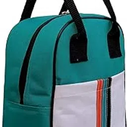 Insulated Tiffin/Lunch Bag for Office Women and Men- Tote Handbag with Zip-Kids-Ecofriendly, Reusable & Washable (Sea Green)-picture-21
