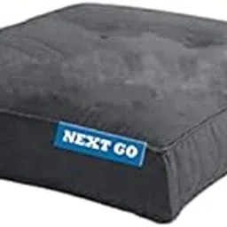 coca industries Limited Edition Soft and Home Washable with Hi Flipper Light Weight Silicone Only 300 GM, Comfort Full Chair Cushion (Grey, 18 x 18 inches)-image-2