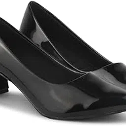 Women's Chunky Block Heels Closed Pointed Toe Slip on Women Pumps Wedding Party Work Comfortable Dress Shoes for Women-image-69